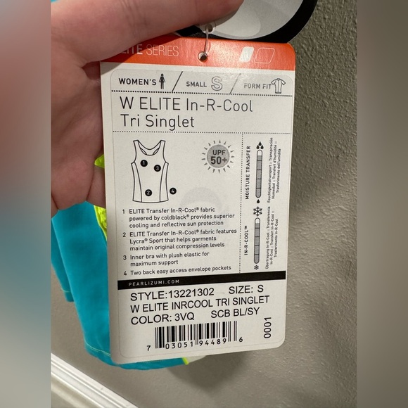 NWT Pearl Izumi Women’s Elite Inrcool Tri Singlet - Picture 5 of 6